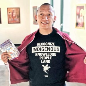 Photo of BADWINDS AKA Jonathan Nelson at the 2018 Mayor's Awards for Excellence in Arts & Culture in Denver, CO.